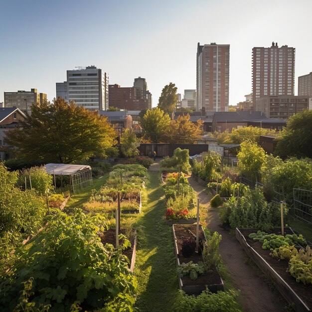 A thriving community garden supported by legacy giving